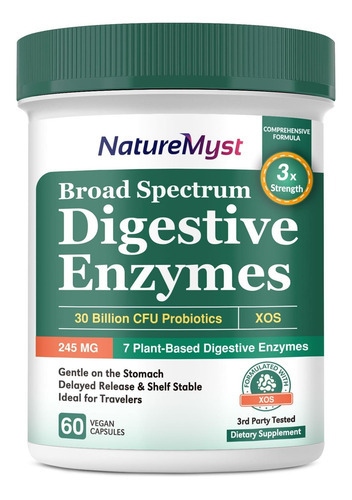 Enzimas Digestivas Naturemyst, 7 Enzimas À Base De Plantas,