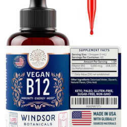 Líquido De Vitamina B12 Vegana - Força Máxima Vitaminas B12