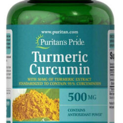 Puritans Pride Cúrcuma Curcumina 500 Mg-180 Cápsulas