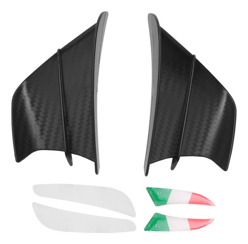 Kit De Asa Aerodinâmica Para Motocicleta Winglet Spoiler Mot
