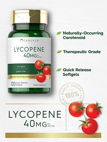 Carlyle Licopeno 40mg | 120 Cápsulas | Carotenóide De Ocorrê - Imagem 3