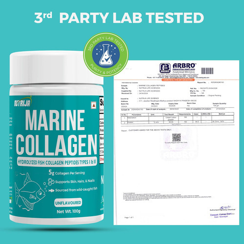 Peptídeos De Colágeno Marinho Nutrija - Colágeno De Peixe Hi - Imagem 5