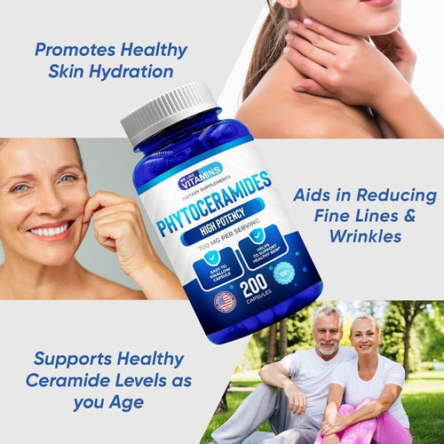 Gostamos De Vitaminas Fitoceramidas 700 Mg - 200 Cápsulas To - Imagem 4