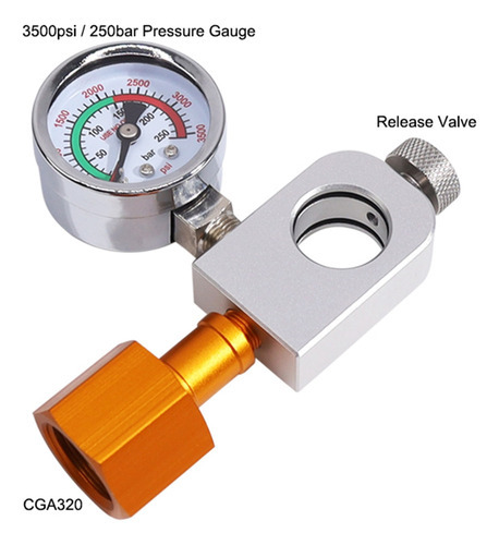 Adaptador De Recarga De O2co2 Para W21.8 Co2 Tank Soda Refil - Imagem 3