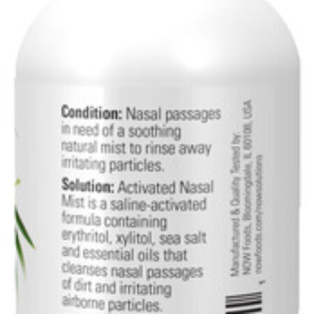 Nasal Mist Ativada Now Foods 59ml Importado - Imagem 2