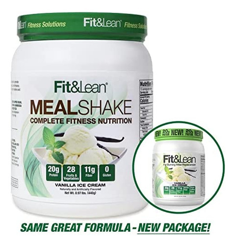 Shake Substituto De Refeição Fit & Lean Com Proteínas, Fibr - Imagem 5