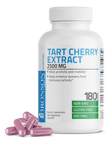 Suplemento: Cápsulas De Extrato De Cereja Bronson Tart 2500m - Imagem 4