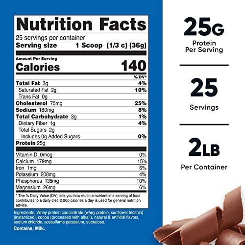 Nutricost Whey Protein Concentrate (chocolate) 2lbs - Sem G - Imagem 4
