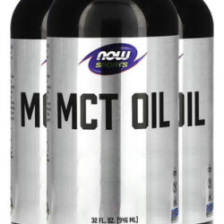 Óleo De Mct Now Foods 946 Ml Puro Importado 3un