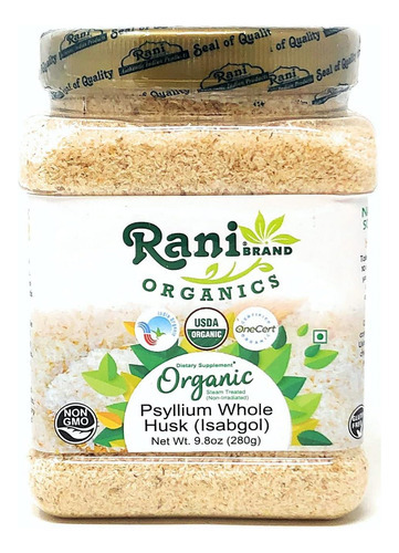 Rani Organics Psyllium Whole Husk Powder (isabgol), Suplemen