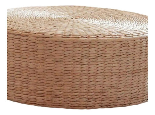39*39cm Almofada De Assento Pufe Redondo Cor Palha - Imagem 8