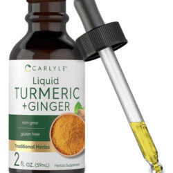 Gotas De Cúrcuma E Gengibre Carlyle 2 Fl Oz | Suplemento Com