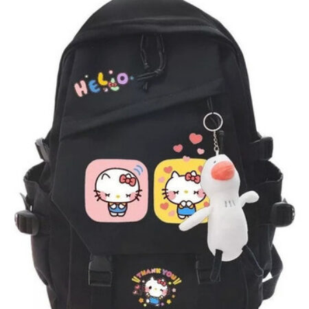 Mochila Feminina Hello Kitty, Para Meninas, Secundária, Japã - Imagem 6