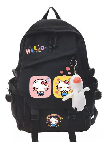 Mochila Feminina Hello Kitty, Para Meninas, Secundária, Japã - Imagem 6