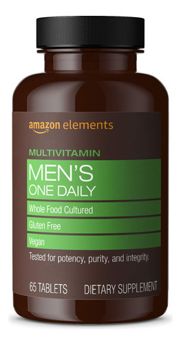 Elements Men"s One Daily Multivitamin, 62% Whole Food Culti