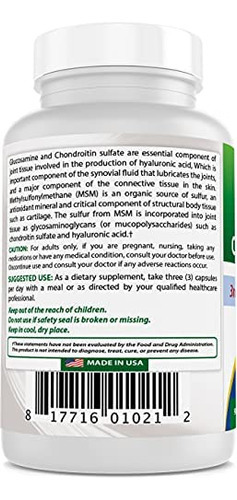 Best Naturals, Suplementos De Glucosamina E Condroitina Msm - Imagem 4