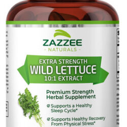 Suplemento De Extrato De Alface Selvagem Zazzee 500 Mg 120 C
