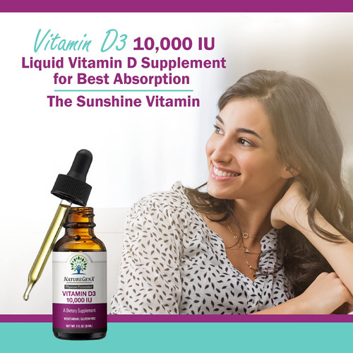 Suplemento Naturegenx Vitamina D3 Líquida 10000 Ui 30ml - Imagem 6