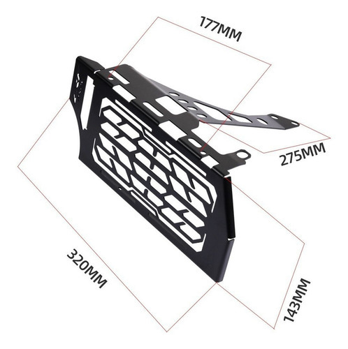 Protetor De Radiador Para Honda Crf 250 L Crf 250l - Imagem 4