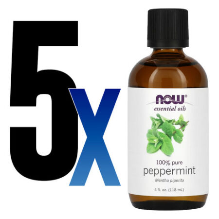 Óleo De Hortelã-pimenta Now Foods Peppermint 118ml 5un - Imagem 2
