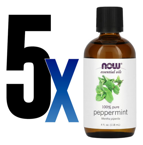 Óleo De Hortelã-pimenta Now Foods Peppermint 118ml 5un - Imagem 2