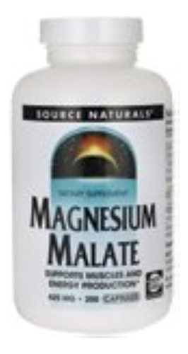Source Naturals Malato De Magnésio 625 Mg, 200 Cápsulas - Imagem 2