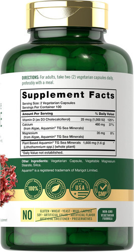 Algas Marinhas Vermelhas Carlyle 1600mg | 200 Cápsulas | Sup
