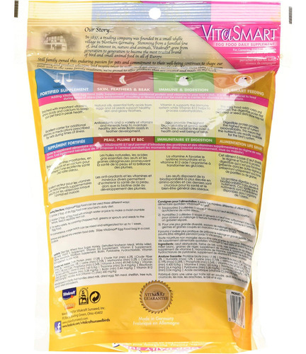 Vitakraft Vitasmart Ovo Alimento Para Pássaros - Suplemento - Imagem 2