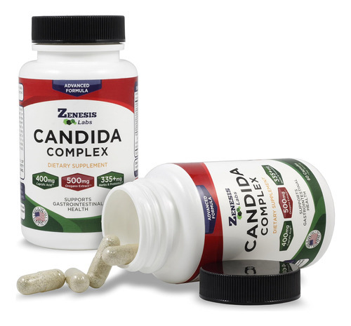 Zenesis Labs Candida Complex Cleanse Detox Suplemento De Áci - Imagem 4