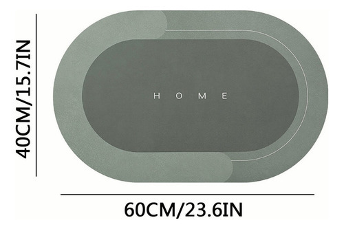 Dy Super Absorbent Floor Mat, Banheiro Absorvente E Quick-dr - Imagem 2