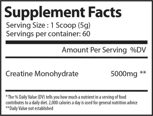 Creatina Monohidratada Em Pó Alpha Supps 300g - 60 Porções - Imagem 5