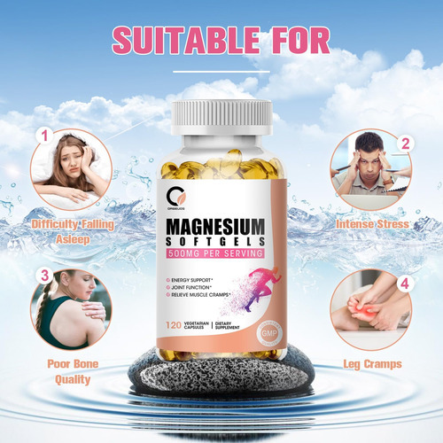 Cápsulas De Glicinato De Magnésio Orgeuos De 500 Mg, Cápsula - Imagem 3