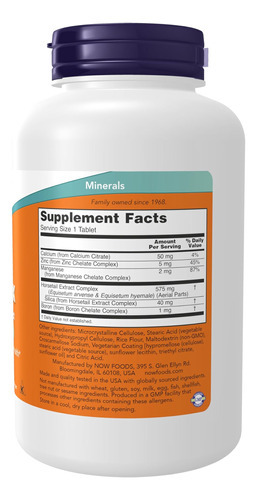 Now Foods Supplements, Complexo De Sílica Com Extrato De Cav - Imagem 2