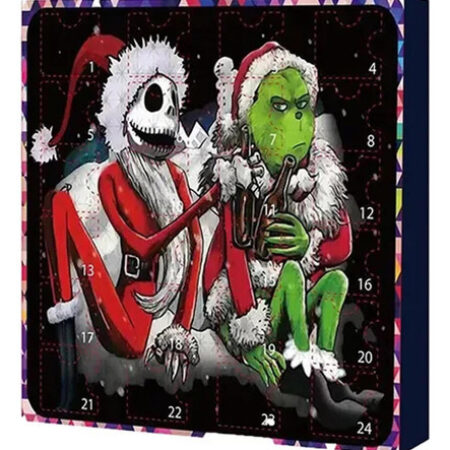 Brinquedo De Boneco Grinch De Natal Com Calendário De Contag - Imagem 8