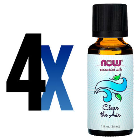 Mistura Óleo Clear The Air Now Foods 30ml Importado 4un - Imagem 2