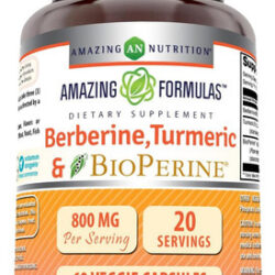 Fórmulas Incríveis Berberina Cúrcuma E Bioperina 800 Mg Por