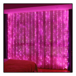 Cortina 100leds Fixa 3m X 1m Decoração De Aniversário De Fes