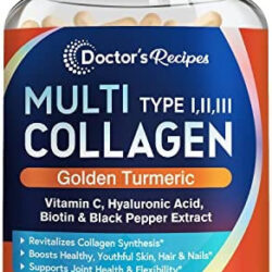 Doctors Recipes Complexo Multi Colágeno Com Cúrcuma Dourad