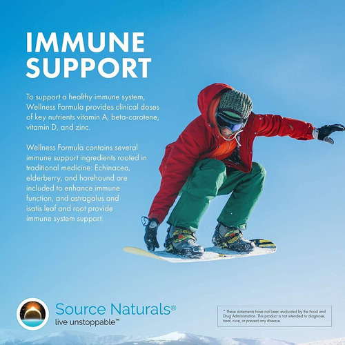 Fórmula De Bem-estar Source Naturals, Suporte Imunológico Av - Imagem 7