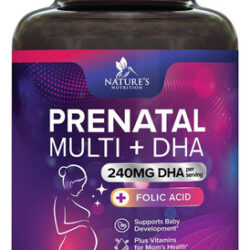 Pré-natal Com Ácido Fólico E Dha, Vitamina Pré-natal Para M