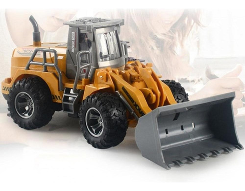 Trator Pá Carregadeira De Metal Controle Remoto - Imagem 4