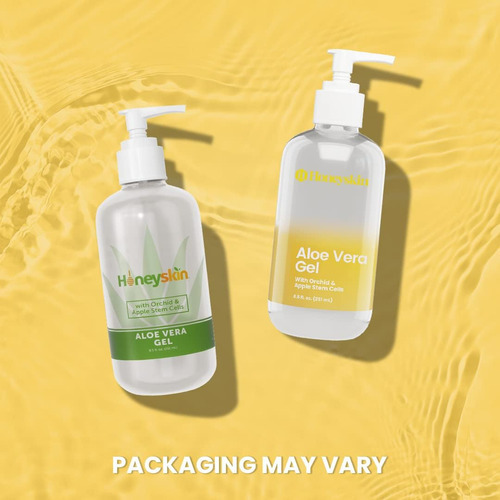 Gel De Aloe Vera Honeyskin 100% Puro Para Pele 1,89 L Com Me - Imagem 2