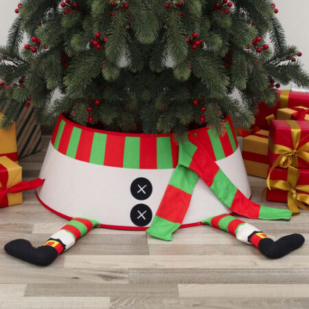 Base Envolvente De Árvore De Natal 3d, Decorações Para Festa - Imagem 4
