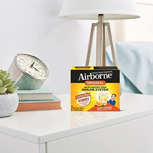 Vitamina C Airborne 1000 Mg 30 Comprimidos Efervescentes - Imagem 11