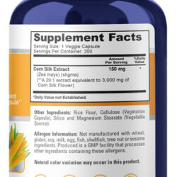 Extrato De Seda De Milho Nusapure 3.000 Mg Por Cápsula - 200