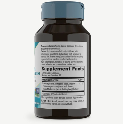 Natures Way Echinacea Astragalus & Reishi, Suporte Imunológi - Imagem 3