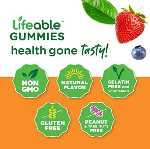 Vitamina B-12/lifeable Kids/90 Gomitas - Imagem 4
