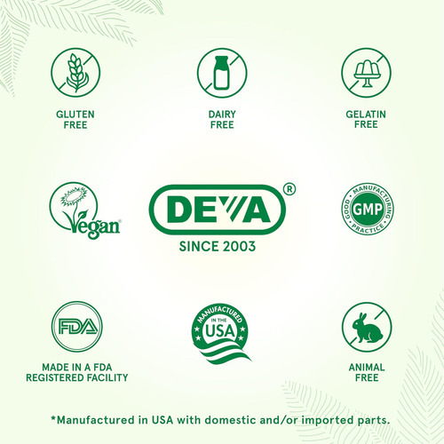 Deva Glicinato De Magnésio Vegano 300mg Com Minerais, Maior - Imagem 4