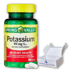 Spring Valley Potássio 99 Mg - Suplemento De Cápsulas 100 Ct