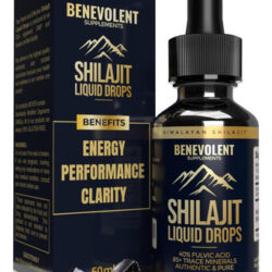Gotas Líquidas Puras De Shilajit Do Himalaia - 1000 Mg De Go